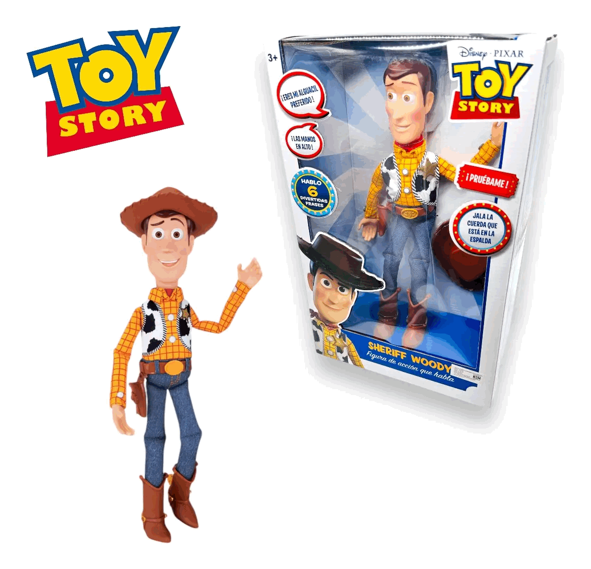 Sheriff Woody Figura de Acción que habla - Toy Mark