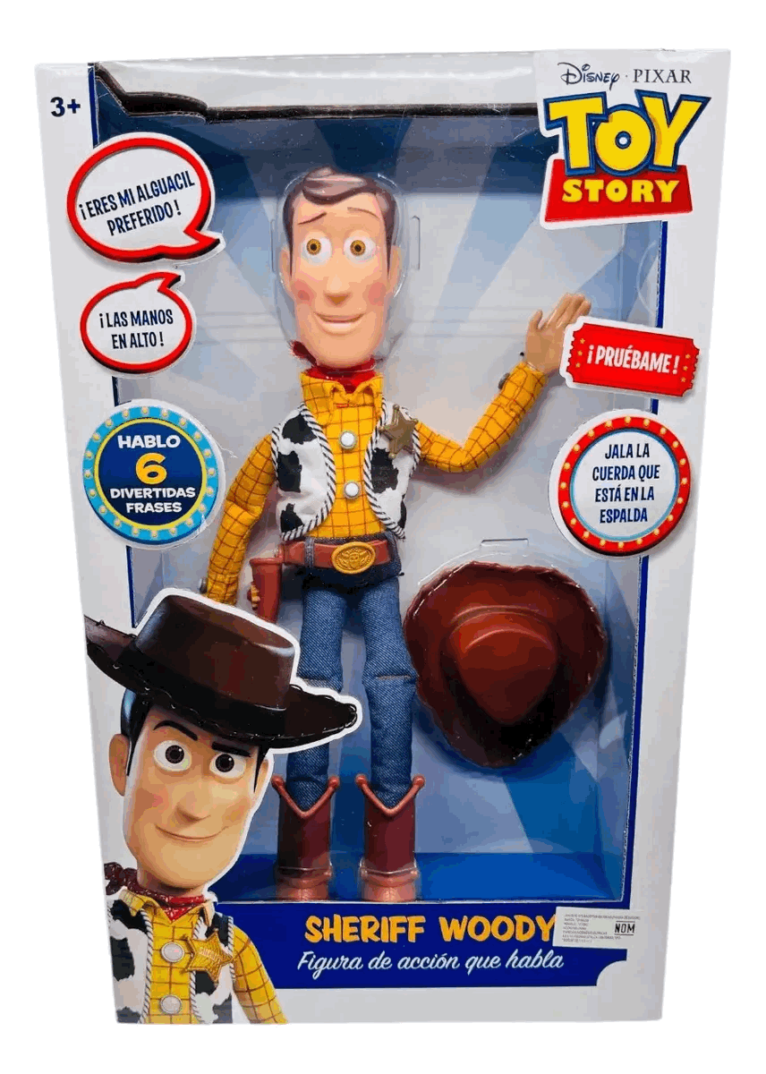 Sheriff Woody Figura de Acción que habla - Toy Mark
